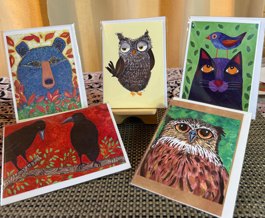 Cards of Whimsy - Eyes of the Forest