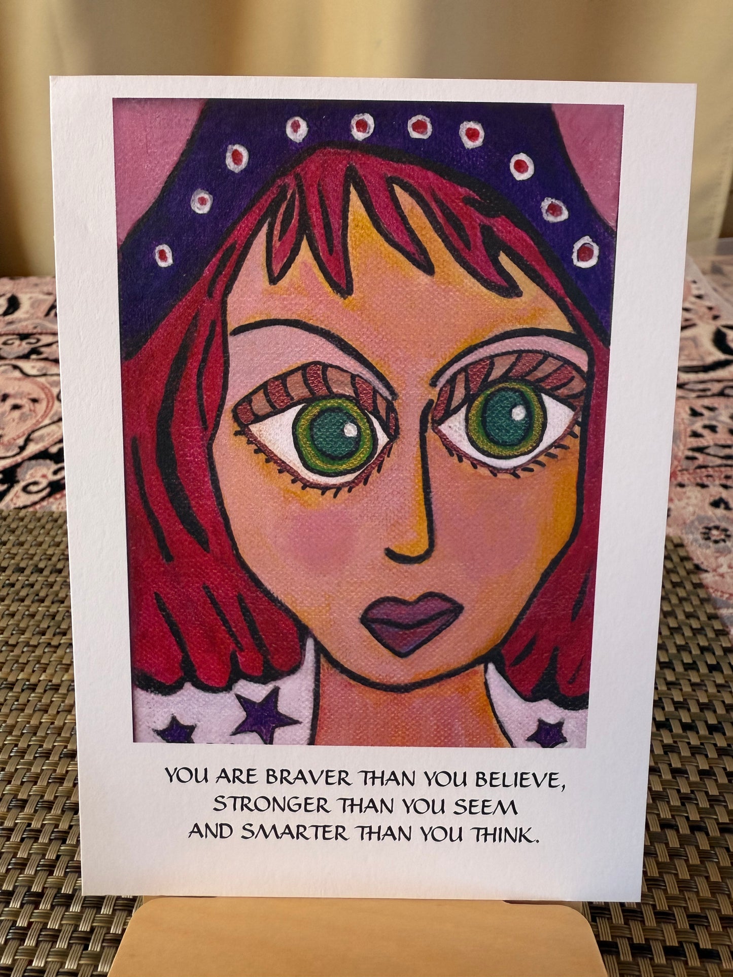 Gift Card Set – Abstract Women Art with Inspiring Quotes | Set of 2